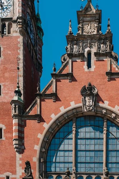 Premium Photo Building Of The Main Railway Station In Gdansk Poland