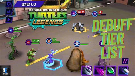 Negative Status Effect Debuff Tier List TMNT Legends YouTube