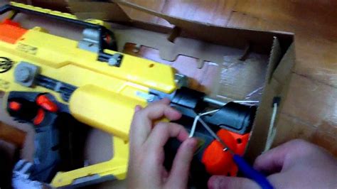 Nerf Stampede Ultimate Ecs Full Auto N Strike Blaster Gun Unboxing