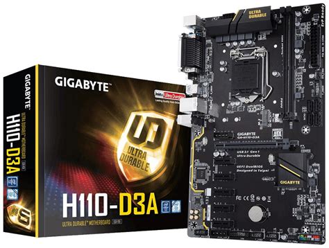 GIGABYTE lanza una placa madre para minería la H110 D3A