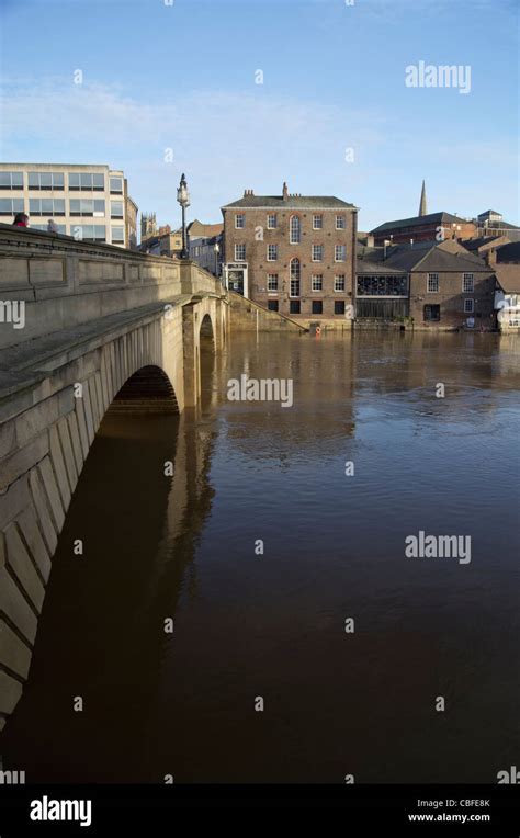 Floods in York Stock Photo - Alamy