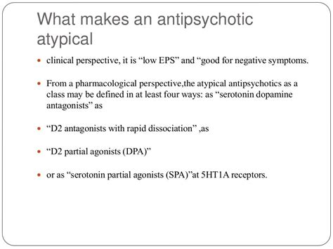 Atypical antipsychotics