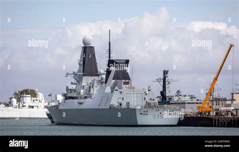 Hms Duncan Royal Navy Type 45 Daring Class Air Defence Destroyer In