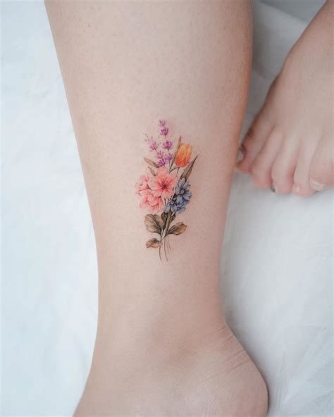 Birth Flower Tattoos For Women