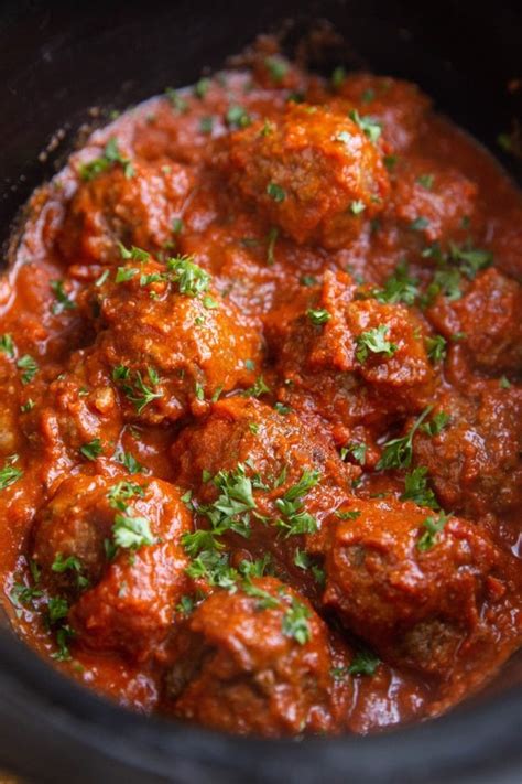 Crock Pot Italian Meatballs Gluten Free The Roasted Root