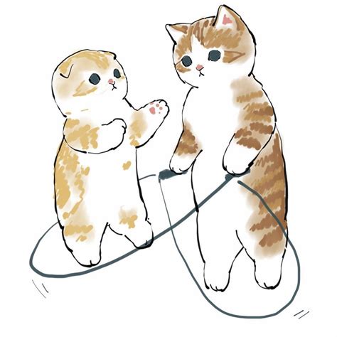 Ciao Salut — Par Mofusand Cat Art Cat Art Illustration Kitten Drawing