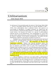 J S Mill Utilitarianism Docx Utilitarianism John Stuart Mill In The