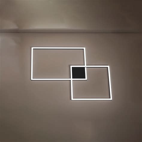 Applique Moderno Perenz Cross N Ct Led Lampada Parete Soffitto