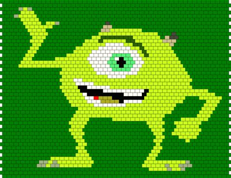 Mike Wazowski Pixel Art