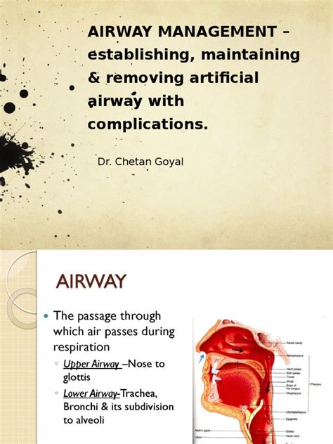 Airway-Management-Devices.ppt | Respiratory System | Clinical Medicine