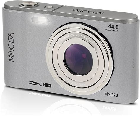 Minolta Mnd Mp K Ultra Hd Digital Camera Silver All In One