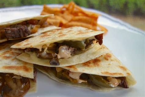 Chipotle Cheesesteak Quesadillas - Plain Chicken