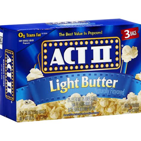 Act II Light Butter Popcorn | Popcorn | Pic-N-Sav