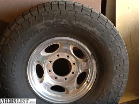 ARMSLIST - For Sale: Ford 8 lug polished wheels and tires