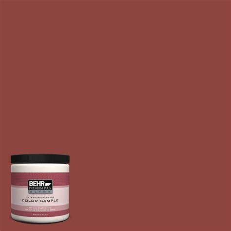 Behr Premium Plus Ultra 8 Oz 180d 7 Roasted Pepper Interiorexterior