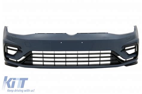 Front Bumper Suitable For Vw Golf Vii Facelift Up R Design