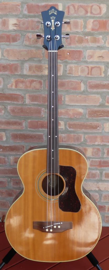 Guild B50 Fretless Acoustic Bass Guitar Made In 1976 Luthiers Access Group