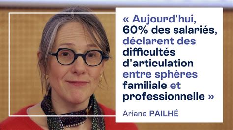 Ined Articulation Des Temps Organisation Du Travail Cese Youtube