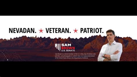 War Veteran Sam Brown Sets Fundraising Record In Bid To Flip Nevada