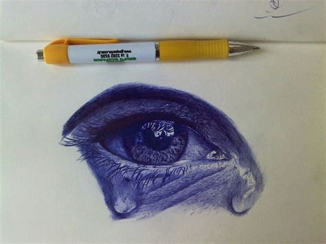 Ballpoint Pen Drawing Eye Drawing Ballpen Drawing Gel Pen Art