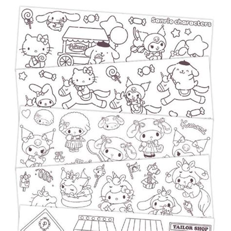 Sanrio Roll of Coloring Stickers Series 1 – JapanLA