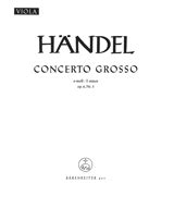 Händel Georg Friedrich Concerto grosso in E minor op 6 3 HWV 321