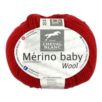 Laine MERINO BABY Cheval Blanc Laine à tricoter Tricot Laine