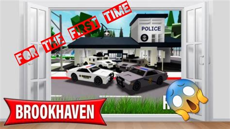 Playing Brookhaven For The First Time Brookhaven Rp Roblox Youtube