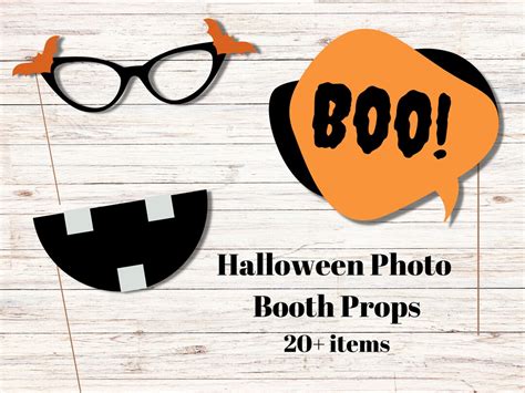 Halloween Photo Props, Halloween Photo Booth Props, Halloween Party ...