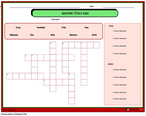Palavras Cruzadas Para Imprimir