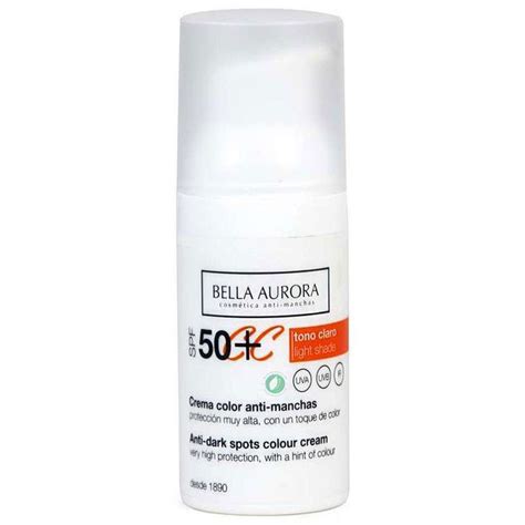 Bella Aurora CC Cream SPF 50 Anti Stain Light Tone 30 Ml