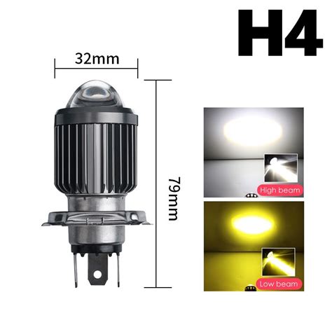 Jual Lampu Led Utama Motor Mobil H Laser Warna Putih Kuning Ac Dc