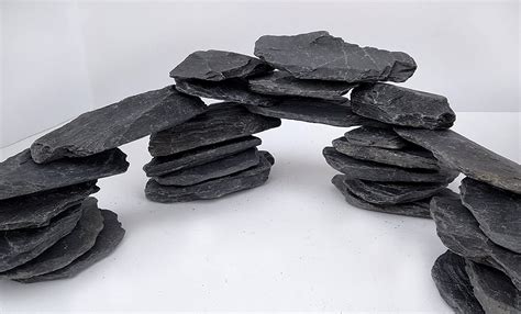 Natural Slate Stone 3 to 5 Inch Rocks for Miniature and Fairy Garden ...