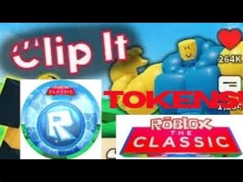 How To Get All Tokens In Clip It Roblox Classic Hub Event