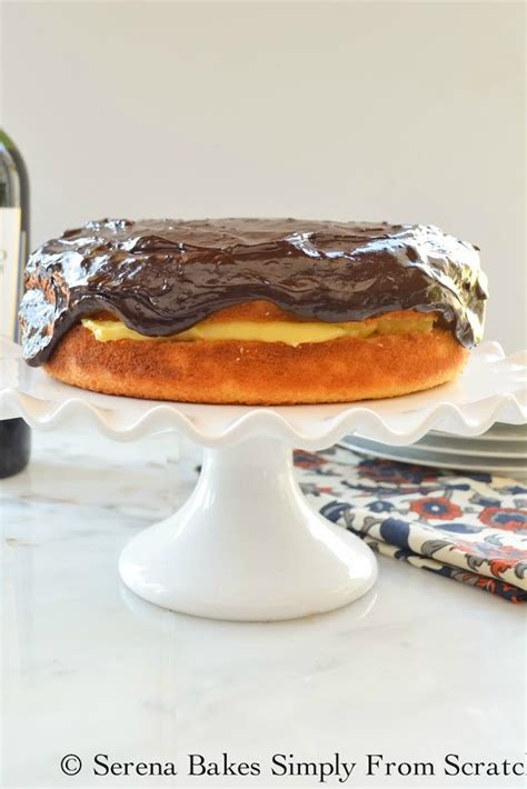 Boston Cream Pie Serena Bakes Simply From Scratch