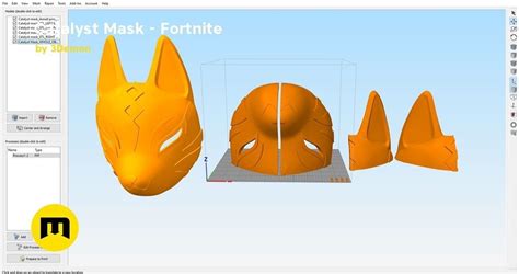 Fortnite Catalyst Mask 3d Model 3d Printable Cgtrader