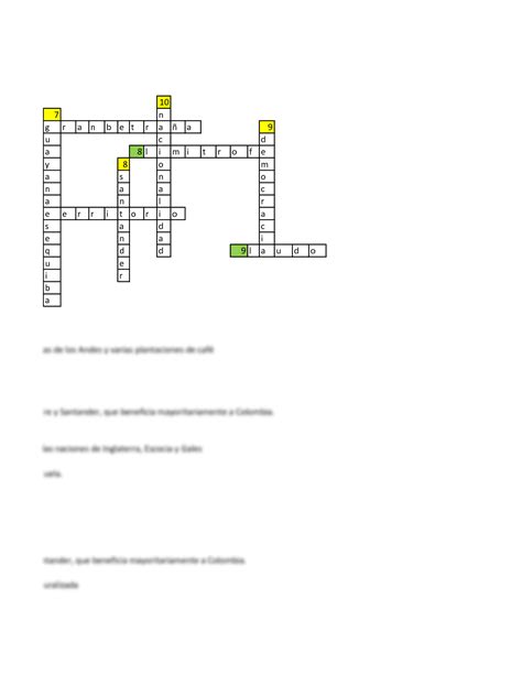 SOLUTION Crucigrama Studypool