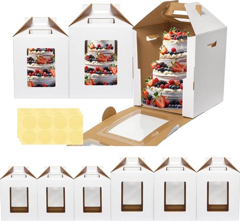 Amazon Soroo Pack Tall Cake Boxes For Tier Cakes Inch