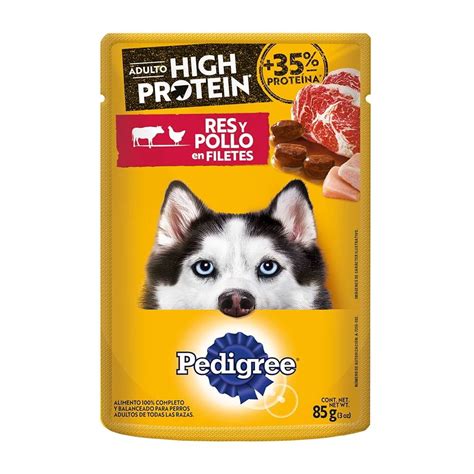 Alimento Para Perro Pedigree Adultos High Protein Res Y Pollo En