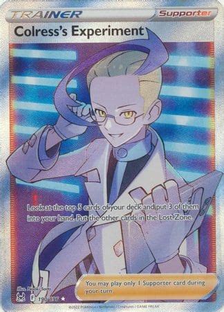 Colress S Experiment 190 196 Full Art Ultra Rare Hidralistico