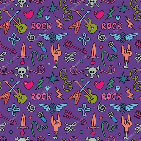 Rock music background Stock Vector Image by ©yellowpixel #66787159