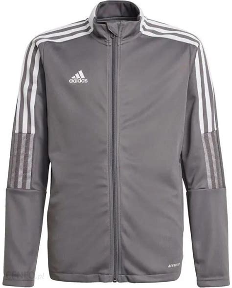 Bluza Adidas Tiro 21 Track Jr Kolor Szary Srebrny Rozmiar 164cm