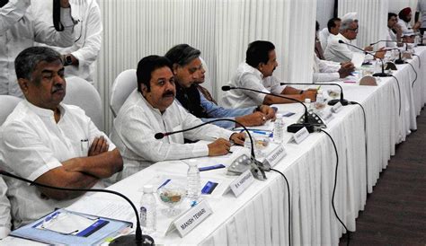 Congress Working Committee Meeting At The Aicc Headquarters