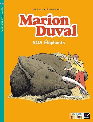 Amazon fr Ribambelle CE2 éd 2017 BD Marion Duval SOS éléphants Y