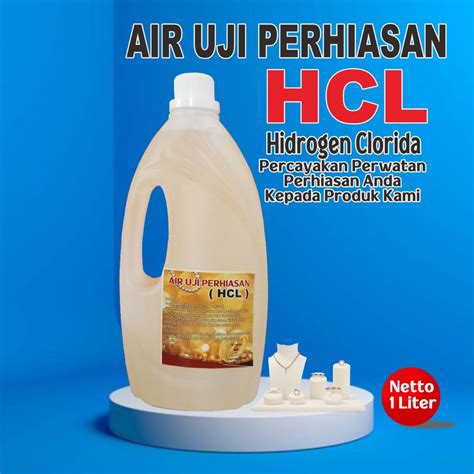 Jual Hcl Cairan Uji Perhiasan Emas Perak Logam Mulia Pembersih Emas K