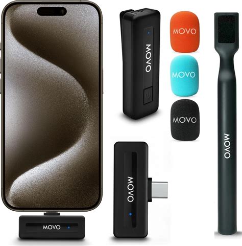 Movo Wireless Mini Uc Ultra Compact Micr Fono Lavalier Inal Mbrico Para