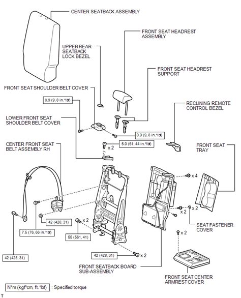 Toyota Tundra Service Manual Components Front Seat Outer Belt