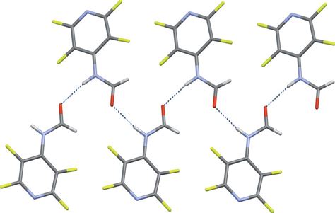 Intermolecular Hydrogen Bonding Forming A Chain Propagating Along The