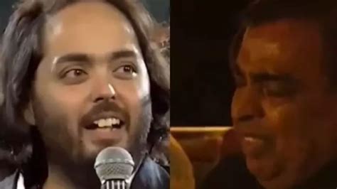 Mukesh Ambani reduced to tears as son Anant delivers emotional speech | Watch | Celebrity News ...