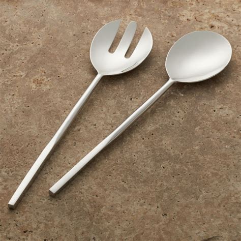 Alden Piece Silver Serving Set Reviews Crate Barrel Crate And